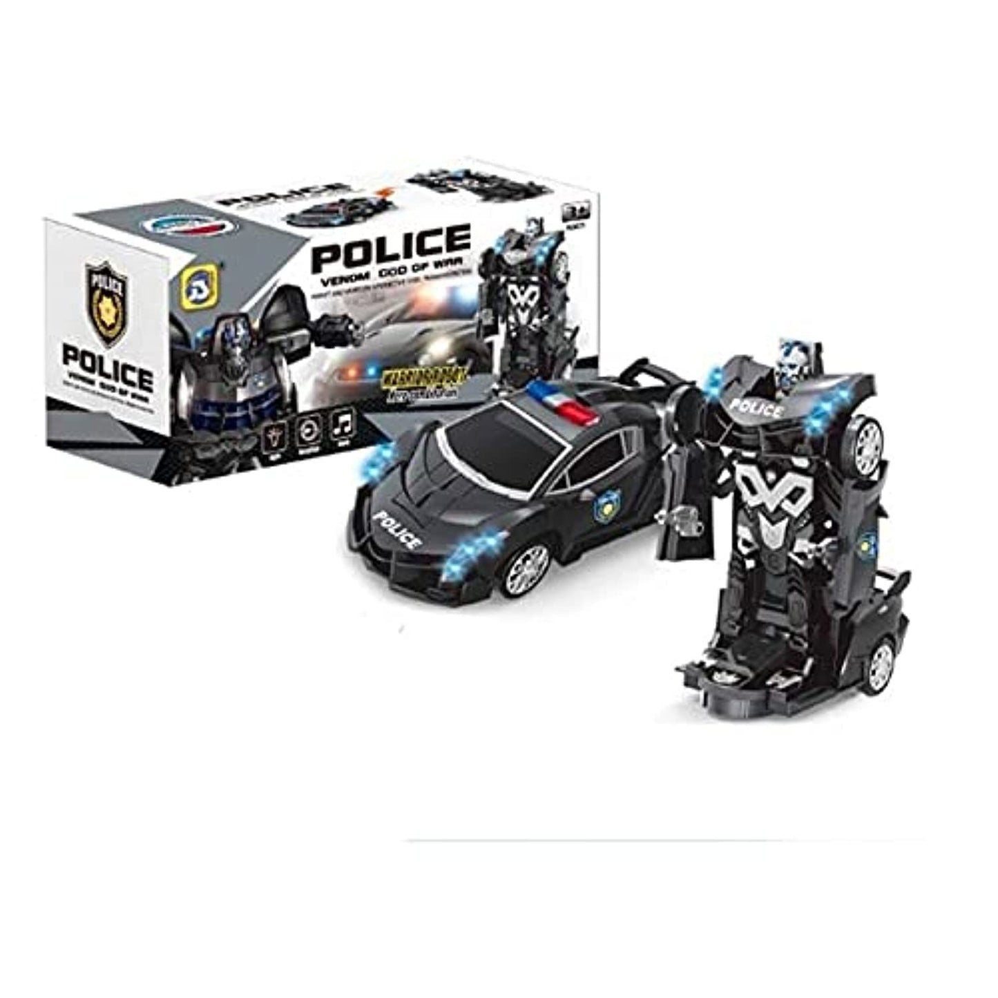 Deformation Robot Car With Music & Lights