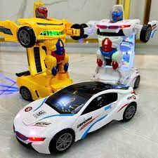 Deformation Robot Car With Music & Lights