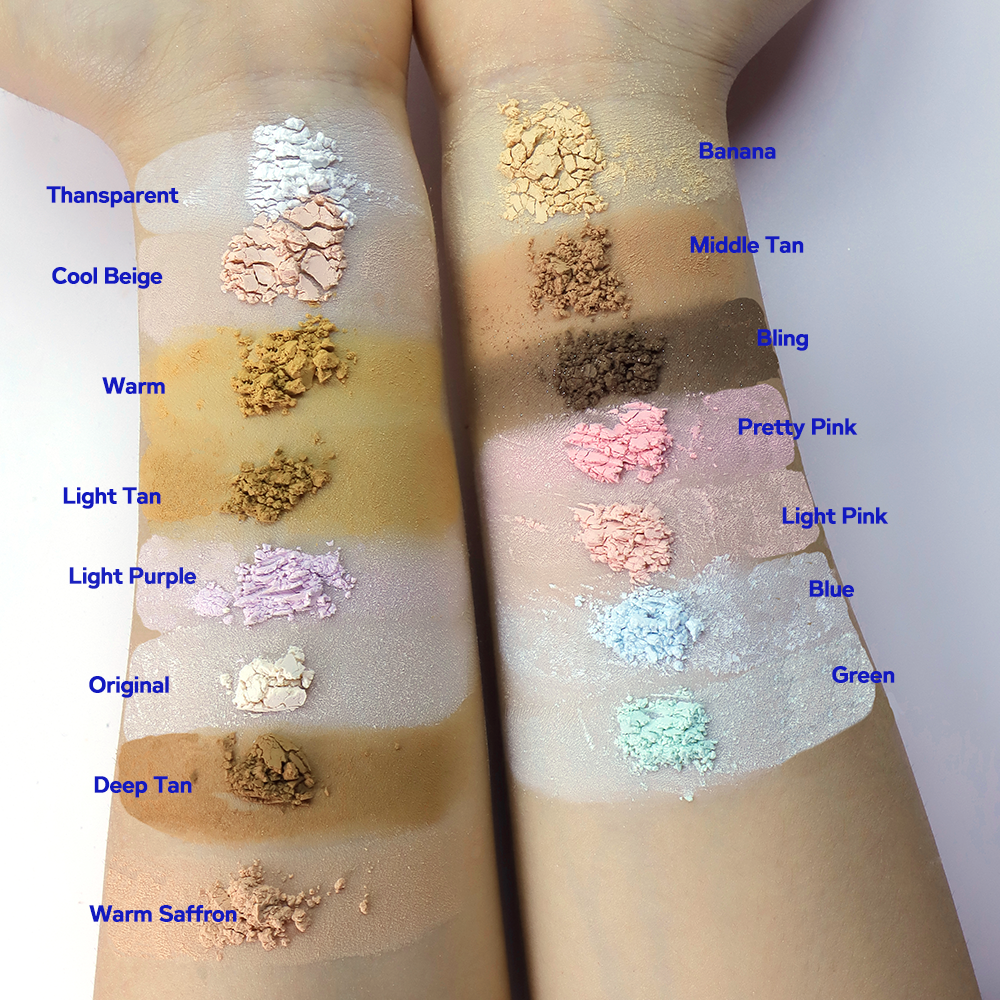 Vegan Translucent Glitter Highlighter – Waterproof Luxury Loose Setting Powder | Private Label Ready