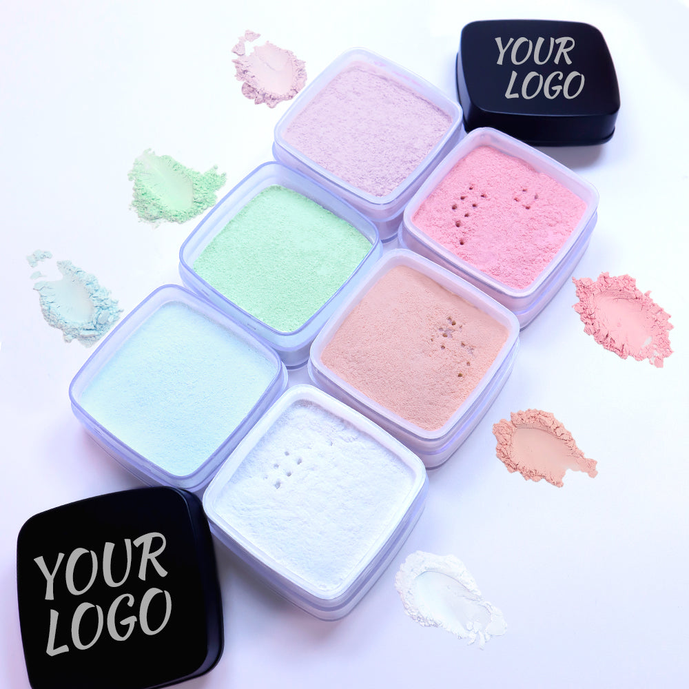 Vegan Translucent Glitter Highlighter – Waterproof Luxury Loose Setting Powder | Private Label Ready