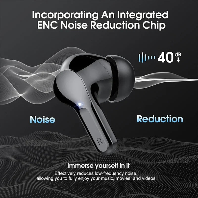 New Wireless Earbuds BT 5.3 – HiFi Stereo Headphones with ENC Noise Cancelling, 48H Playtime, LED Display & IP7 Waterproof