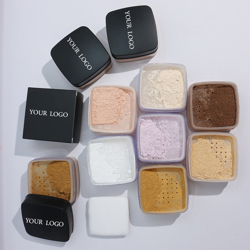 Vegan Translucent Glitter Highlighter – Waterproof Luxury Loose Setting Powder | Private Label Ready