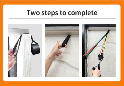11 Pcs Fitness Resistance Bands Set - (IMPORTED)