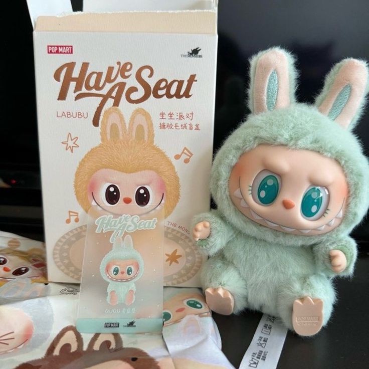 Labubu Have a Seat Monster Plush Keychain Blind Box