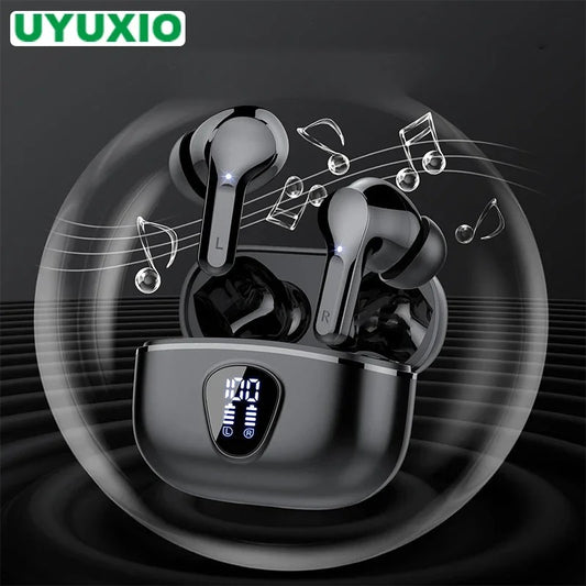 New Wireless Earbuds BT 5.3 – HiFi Stereo Headphones with ENC Noise Cancelling, 48H Playtime, LED Display & IP7 Waterproof