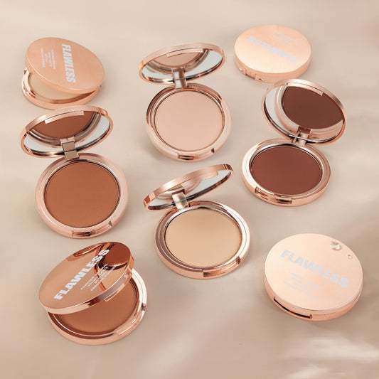 Custom Private Label Matte Pressed Powder – Waterproof Full‑Coverage Baking & Setting Face Powder