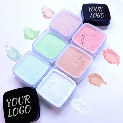 Vegan Translucent Glitter Highlighter – Waterproof Luxury Loose Setting Powder | Private Label Ready