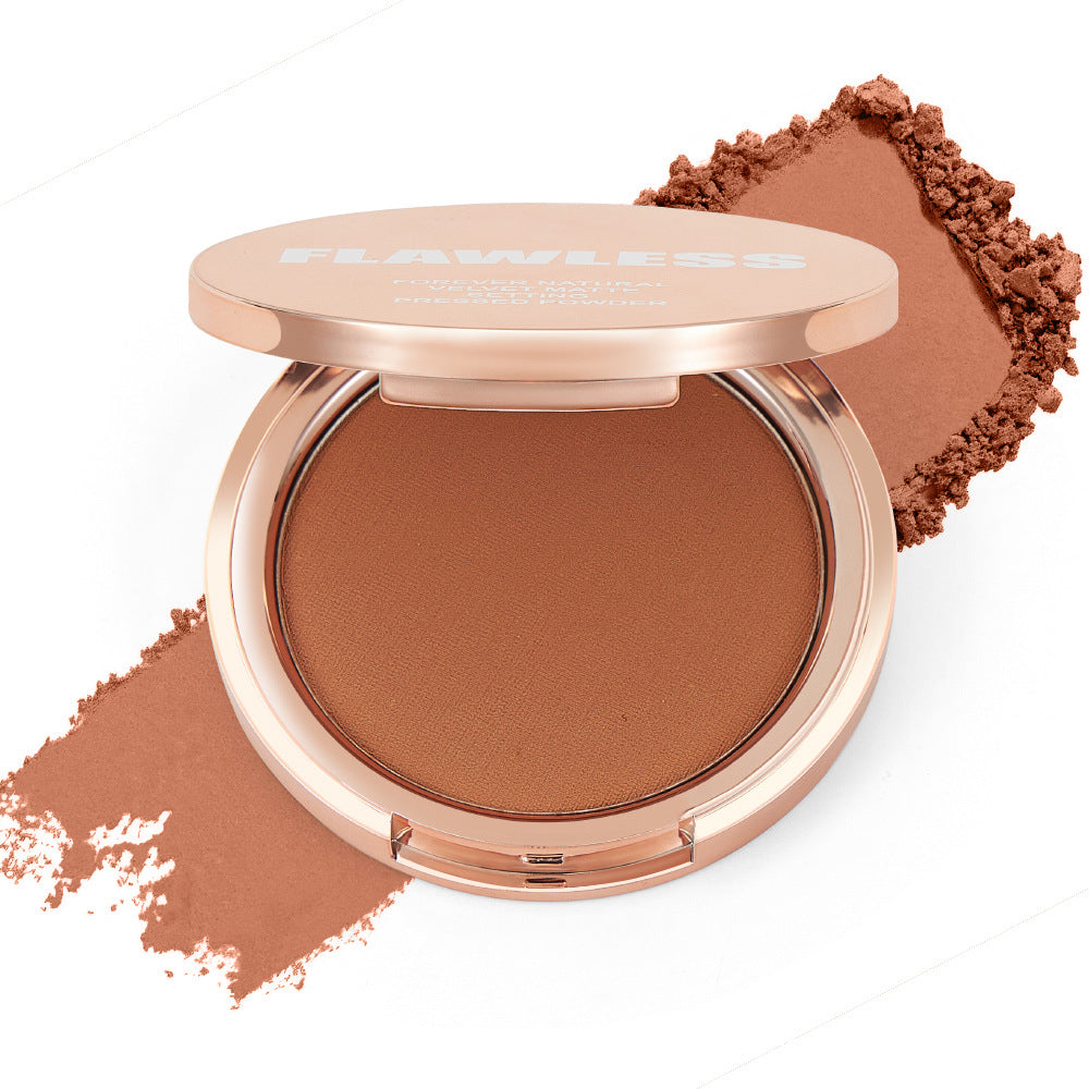 Custom Private Label Matte Pressed Powder – Waterproof Full‑Coverage Baking & Setting Face Powder