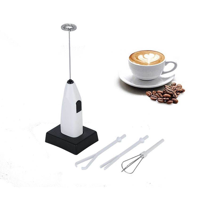 New Design Handheld Milk Frother – Battery Operated Electric Foam Maker for Coffee, Lattes, Cappuccino & Eggs