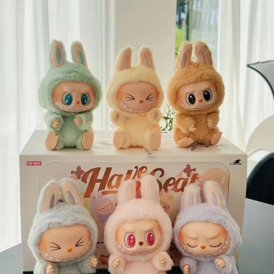 Labubu Have a Seat Monster Plush Keychain Blind Box