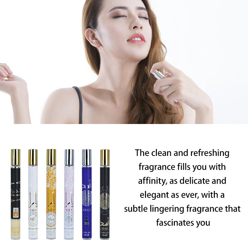 High Quality 35ml Women's EDP Perfume Arabic Men's Long Lasting Floral Fruity Fragrance Wholesale
